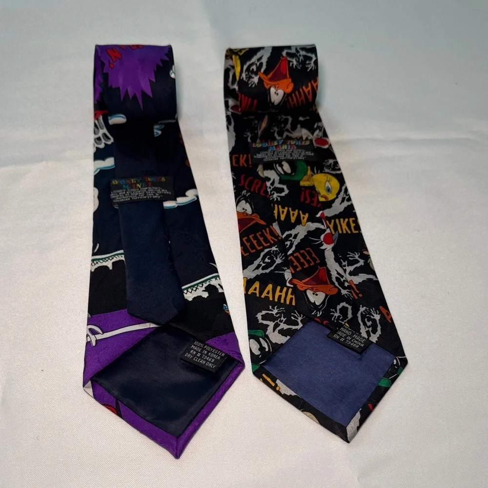 Looney Tunes Cartoon Character Tie Set
